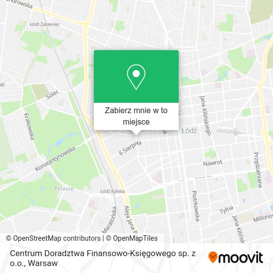 Mapa Centrum Doradztwa Finansowo-Księgowego sp. z o.o.