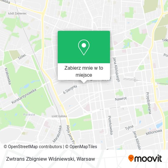 Mapa Zwtrans Zbigniew Wiśniewski