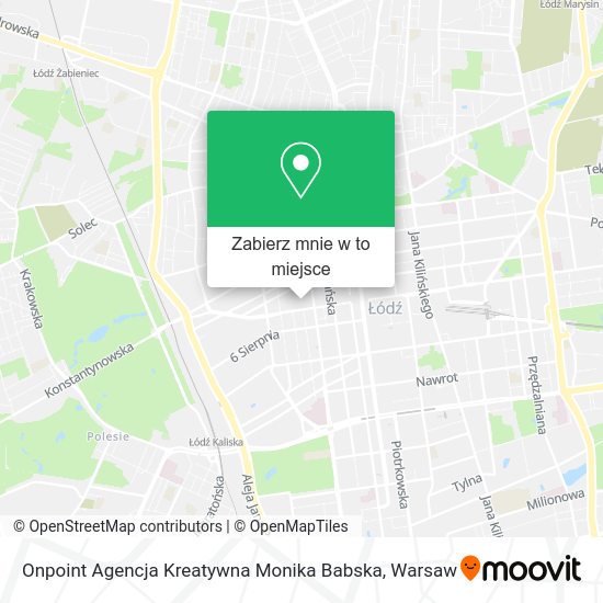 Mapa Onpoint Agencja Kreatywna Monika Babska