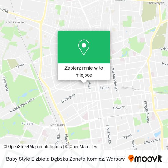 Mapa Baby Style Elżbieta Dębska Żaneta Komicz