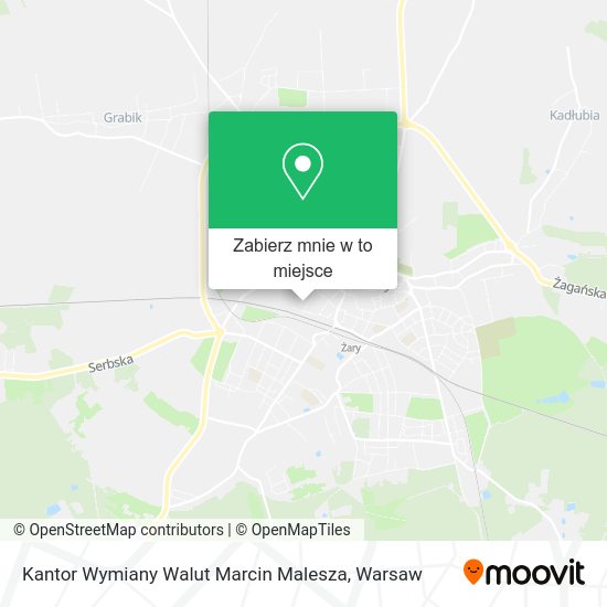 Mapa Kantor Wymiany Walut Marcin Malesza