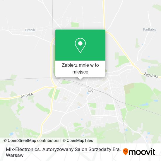 Mapa Mix-Electronics. Autoryzowany Salon Sprzedaży Era