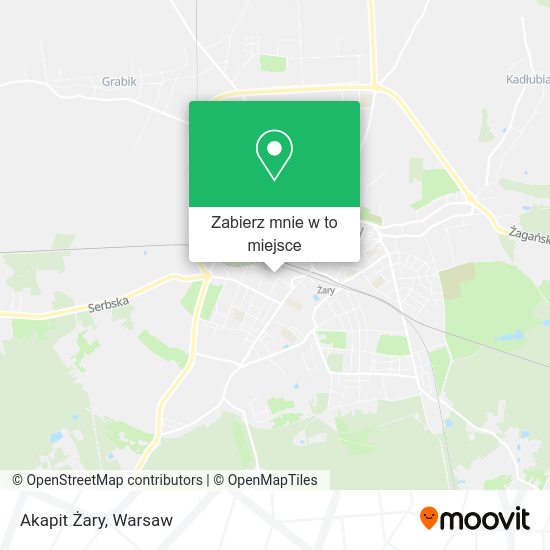 Mapa Akapit Żary