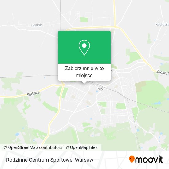 Mapa Rodzinne Centrum Sportowe