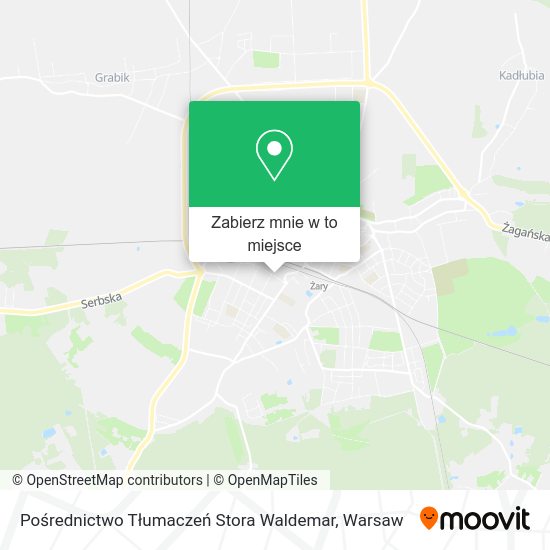 Mapa Pośrednictwo Tłumaczeń Stora Waldemar