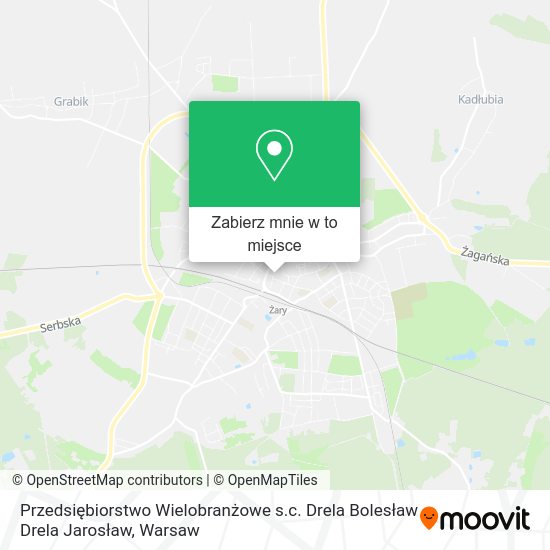 Mapa Przedsiębiorstwo Wielobranżowe s.c. Drela Bolesław Drela Jarosław