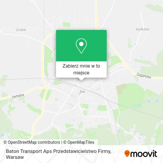 Mapa Baton Transport Aps Przedstawicielstwo Firmy