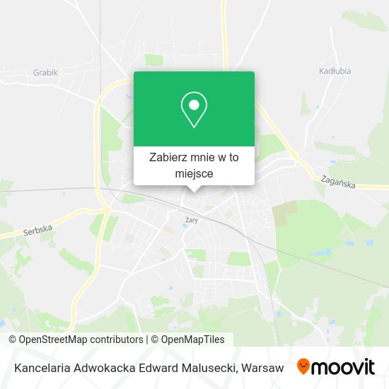 Mapa Kancelaria Adwokacka Edward Malusecki