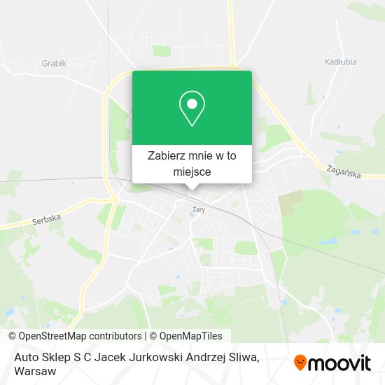 Mapa Auto Sklep S C Jacek Jurkowski Andrzej Sliwa