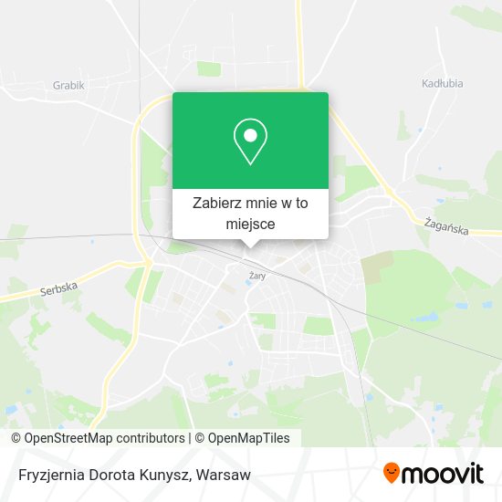 Mapa Fryzjernia Dorota Kunysz