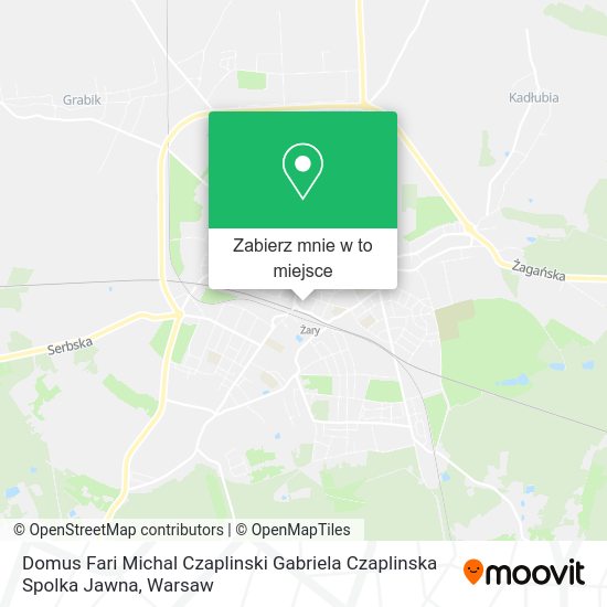 Mapa Domus Fari Michal Czaplinski Gabriela Czaplinska Spolka Jawna