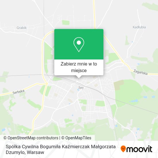 Mapa Spółka Cywilna Bogumiła Kaźmierczak Małgorzata Dzumylo