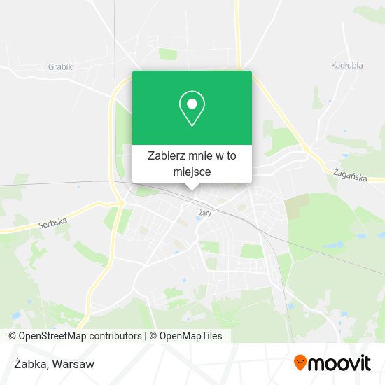 Mapa Żabka