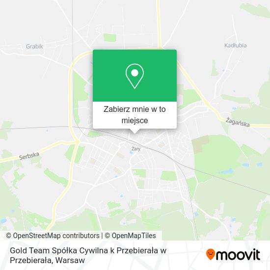 Mapa Gold Team Spółka Cywilna k Przebierała w Przebierała