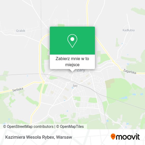 Mapa Kazimiera Wesoła Rybex