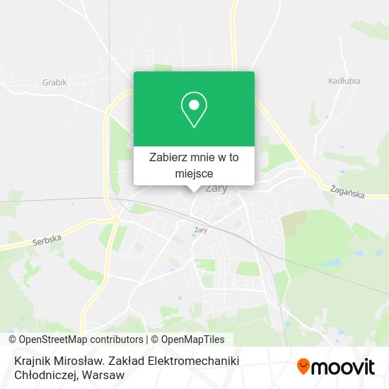 Mapa Krajnik Mirosław. Zakład Elektromechaniki Chłodniczej