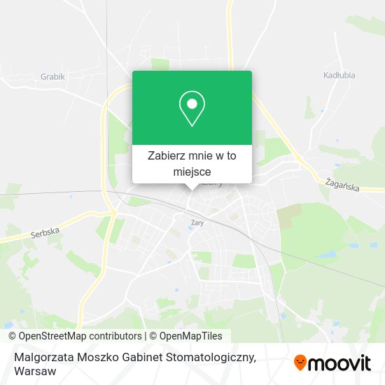 Mapa Malgorzata Moszko Gabinet Stomatologiczny