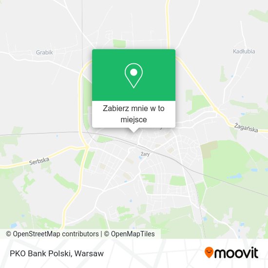 Mapa PKO Bank Polski