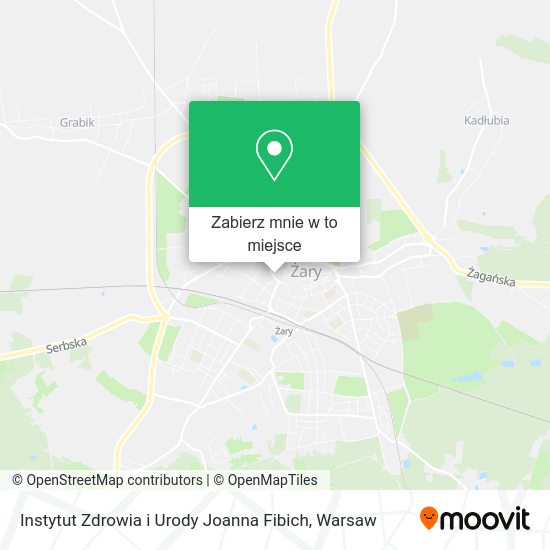 Mapa Instytut Zdrowia i Urody Joanna Fibich