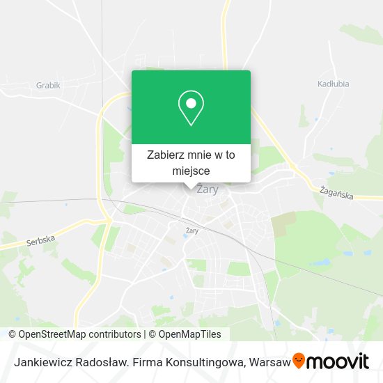 Mapa Jankiewicz Radosław. Firma Konsultingowa