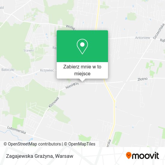 Mapa Zagajewska Grażyna