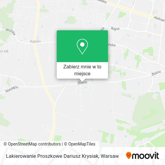 Mapa Lakierowanie Proszkowe Dariusz Krysiak