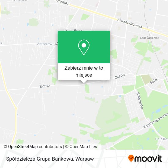 Mapa Spółdzielcza Grupa Bankowa