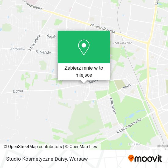 Mapa Studio Kosmetyczne Daisy