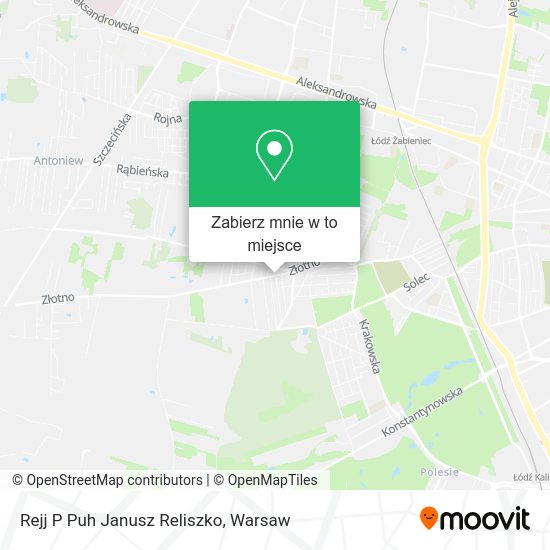 Mapa Rejj P Puh Janusz Reliszko