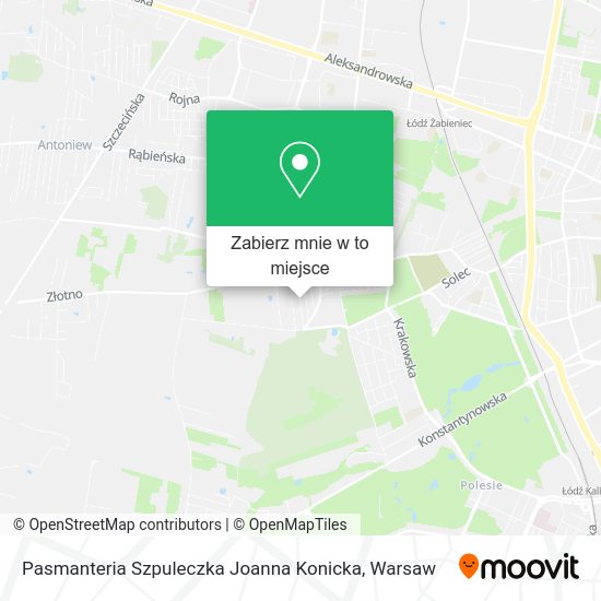 Mapa Pasmanteria Szpuleczka Joanna Konicka