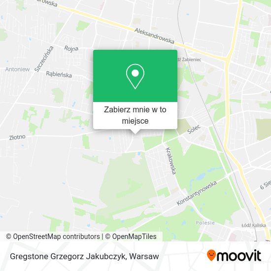 Mapa Gregstone Grzegorz Jakubczyk