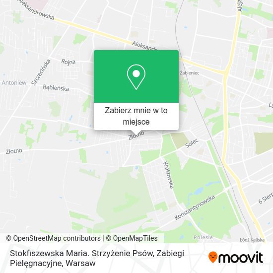 Mapa Stokfiszewska Maria. Strzyżenie Psów, Zabiegi Pielęgnacyjne