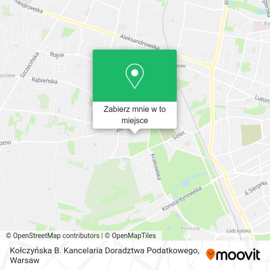 Mapa Kołczyńska B. Kancelaria Doradztwa Podatkowego