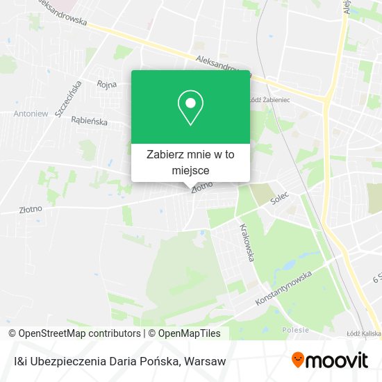 Mapa I&i Ubezpieczenia Daria Pońska