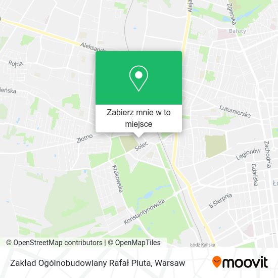 Mapa Zakład Ogólnobudowlany Rafał Pluta