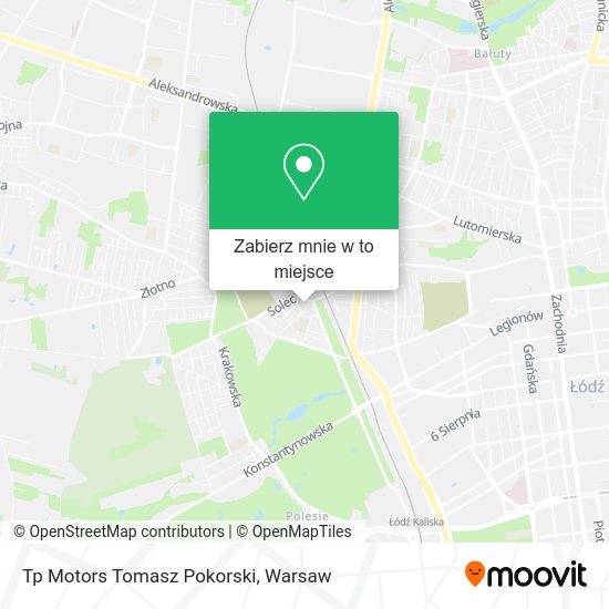 Mapa Tp Motors Tomasz Pokorski