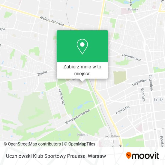 Mapa Uczniowski Klub Sportowy Praussa