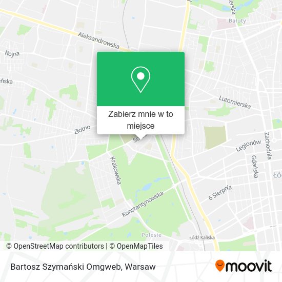 Mapa Bartosz Szymański Omgweb