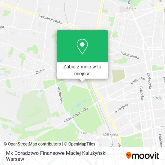 Mapa Mk Doradztwo Finansowe Maciej Kałużyński