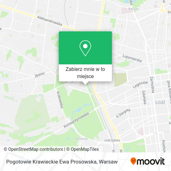 Mapa Pogotowie Krawieckie Ewa Prosowska