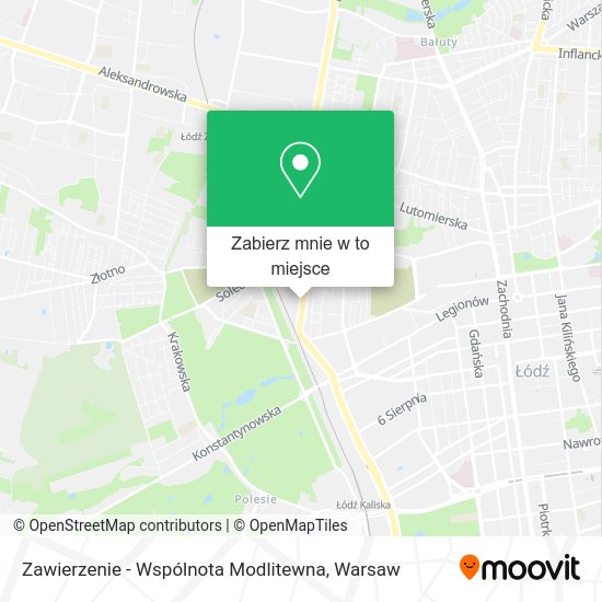 Mapa Zawierzenie - Wspólnota Modlitewna