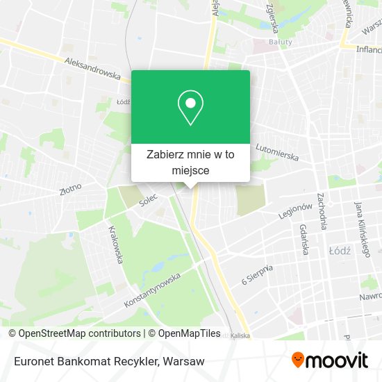 Mapa Euronet Bankomat Recykler