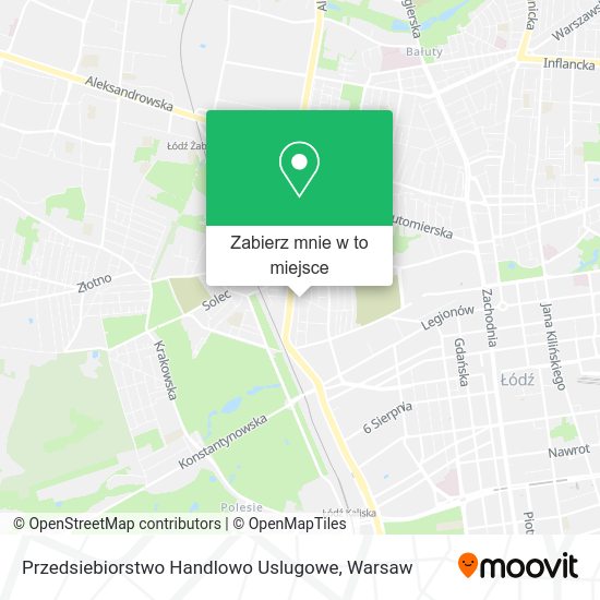 Mapa Przedsiebiorstwo Handlowo Uslugowe