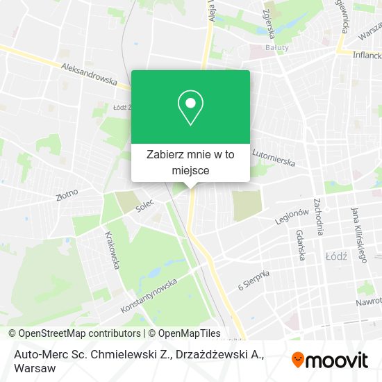 Mapa Auto-Merc Sc. Chmielewski Z., Drzażdżewski A.