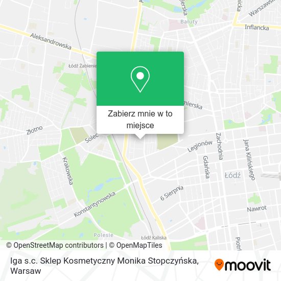 Mapa Iga s.c. Sklep Kosmetyczny Monika Stopczyńska