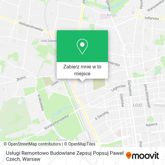 Mapa Usługi Remontowo Budowlane Zepsuj Popsuj Paweł Czech