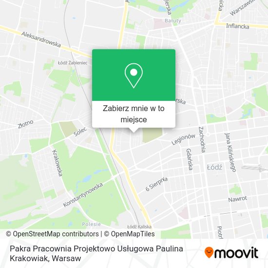 Mapa Pakra Pracownia Projektowo Usługowa Paulina Krakowiak