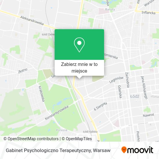 Mapa Gabinet Psychologiczno Terapeutyczny