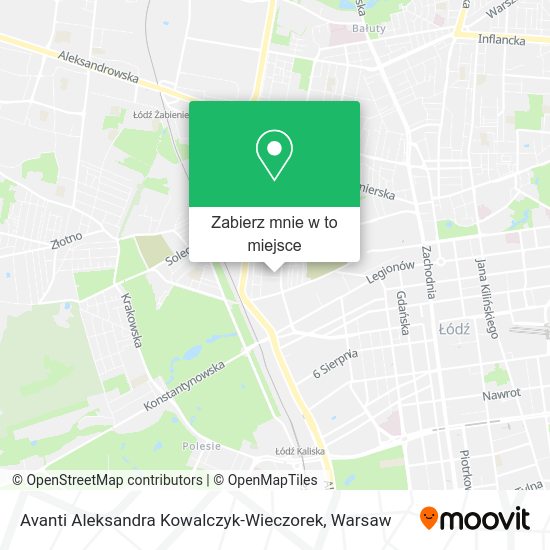 Mapa Avanti Aleksandra Kowalczyk-Wieczorek