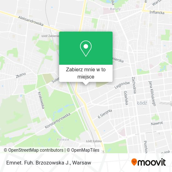 Mapa Emnet. Fuh. Brzozowska J.